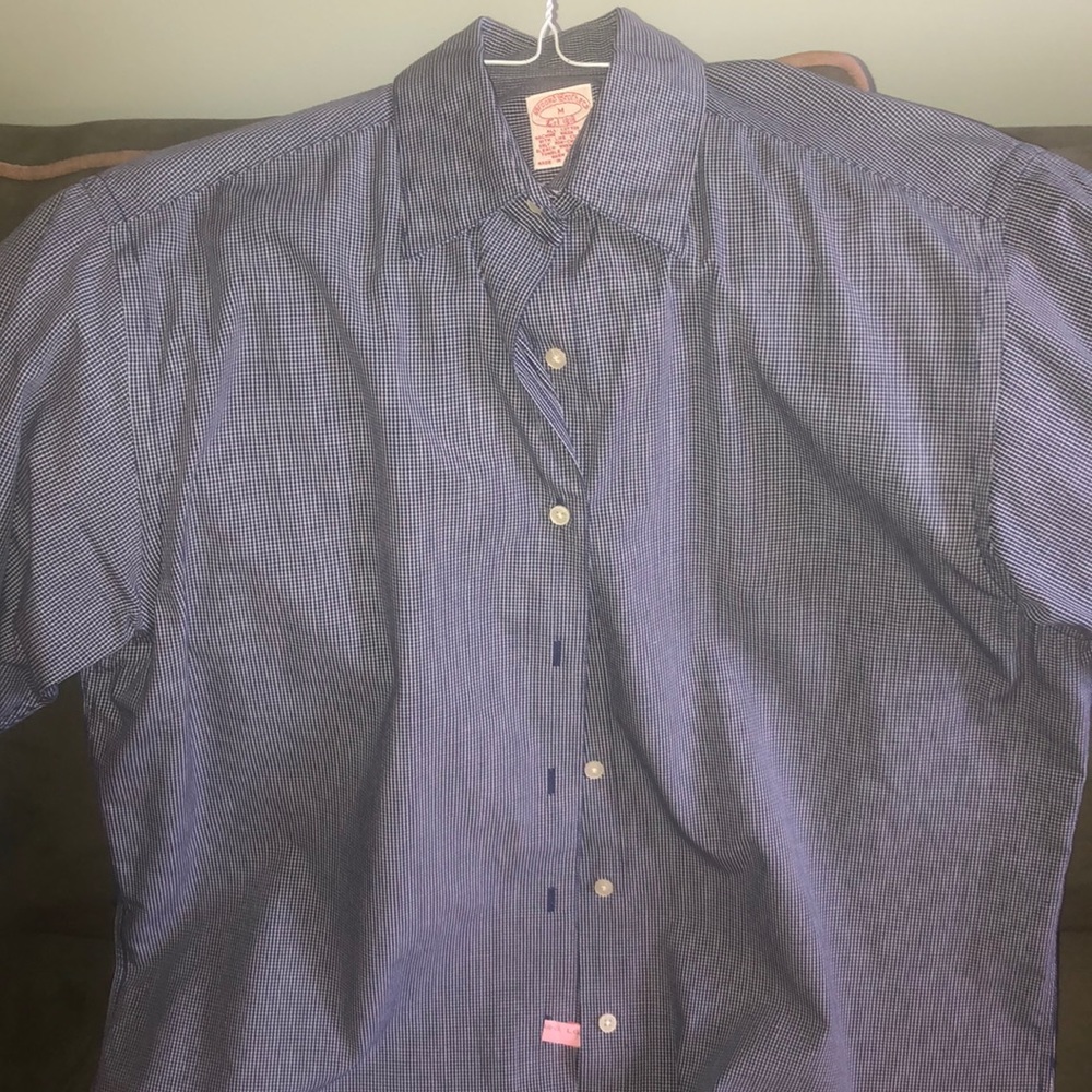 Checkered Brooks Brothers Button Down